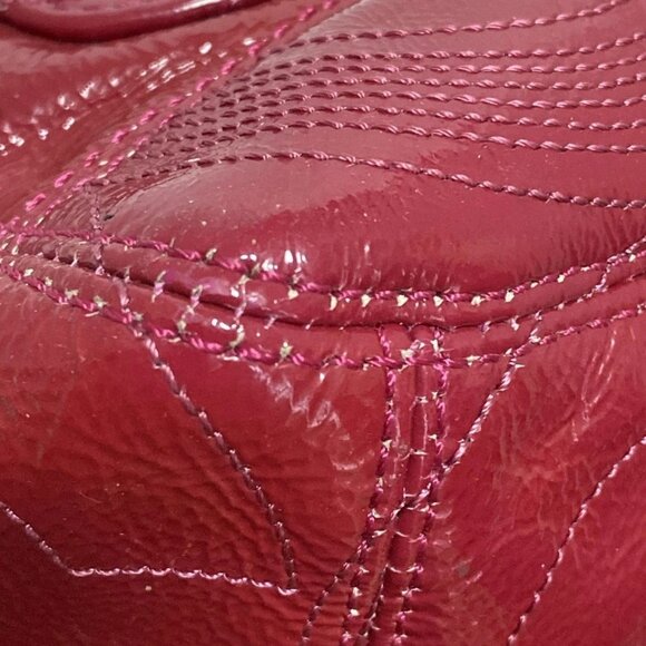 Auth COACH Alex Stitched Patent Small 14418 Pink Patent Leather - Shoulder Bag - Picture 3 of 8
